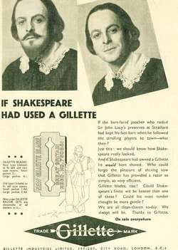 Gillette Vintage Ad